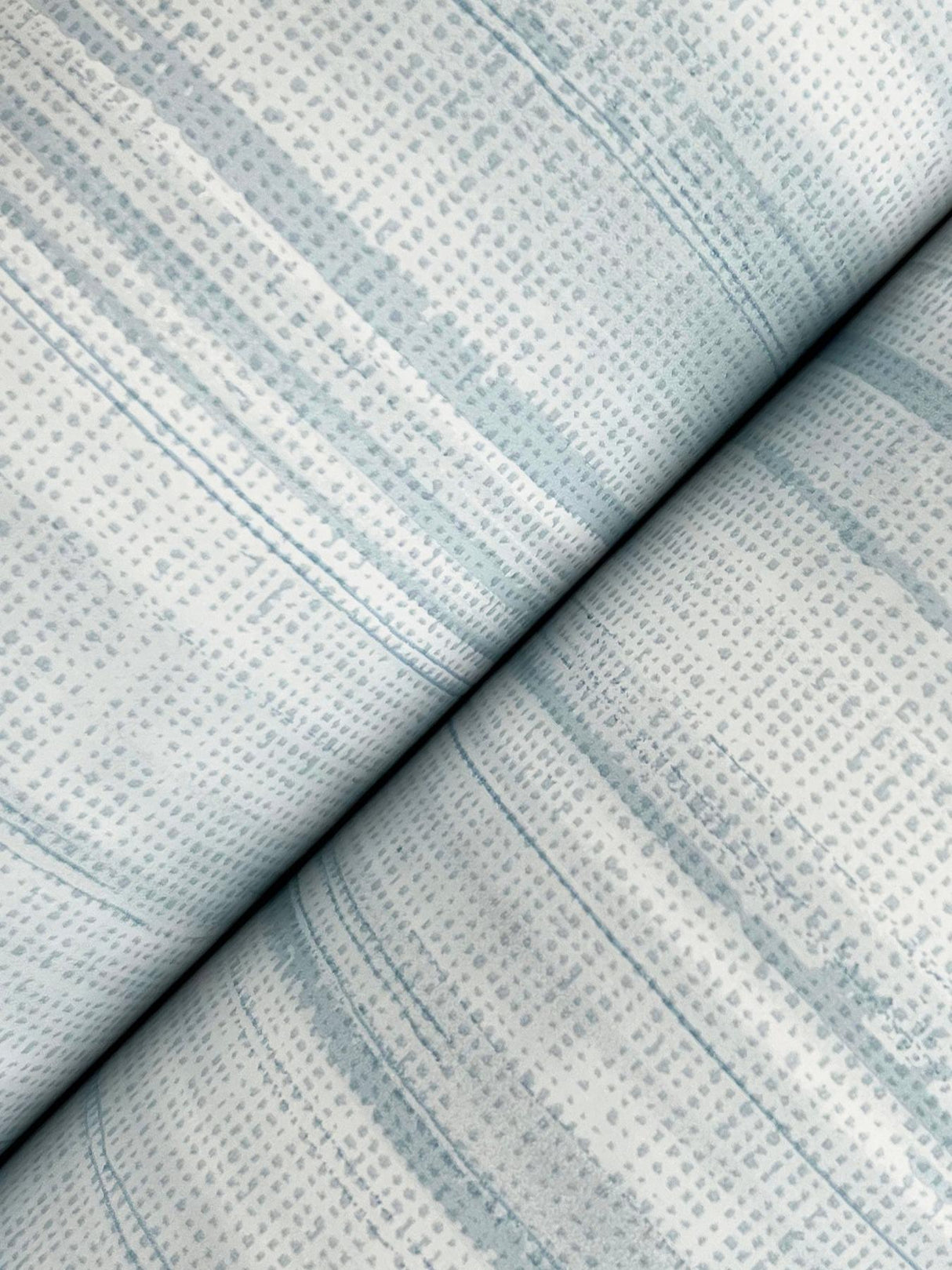 Ronald Redding Designs Brushed Linen Blue Wallpaper