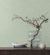 Ronald Redding Designs Nadie Green Wallpaper