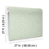 Ronald Redding Designs Nadie Green Wallpaper