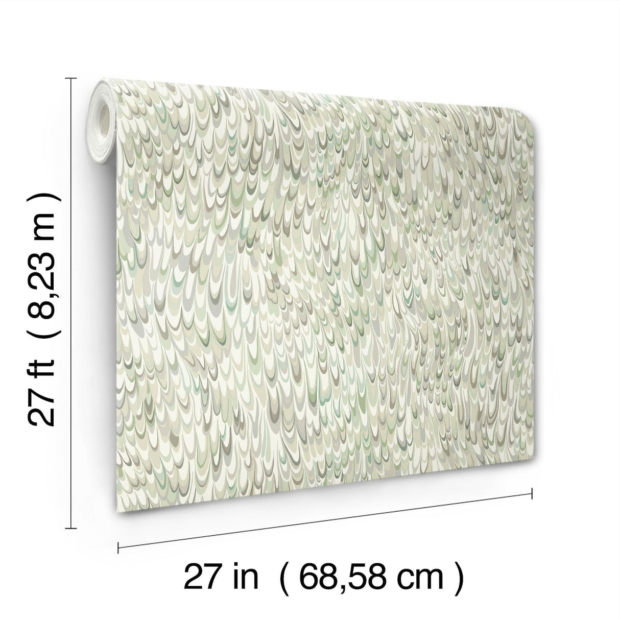 Ronald Redding Designs Aslan Green Wallpaper