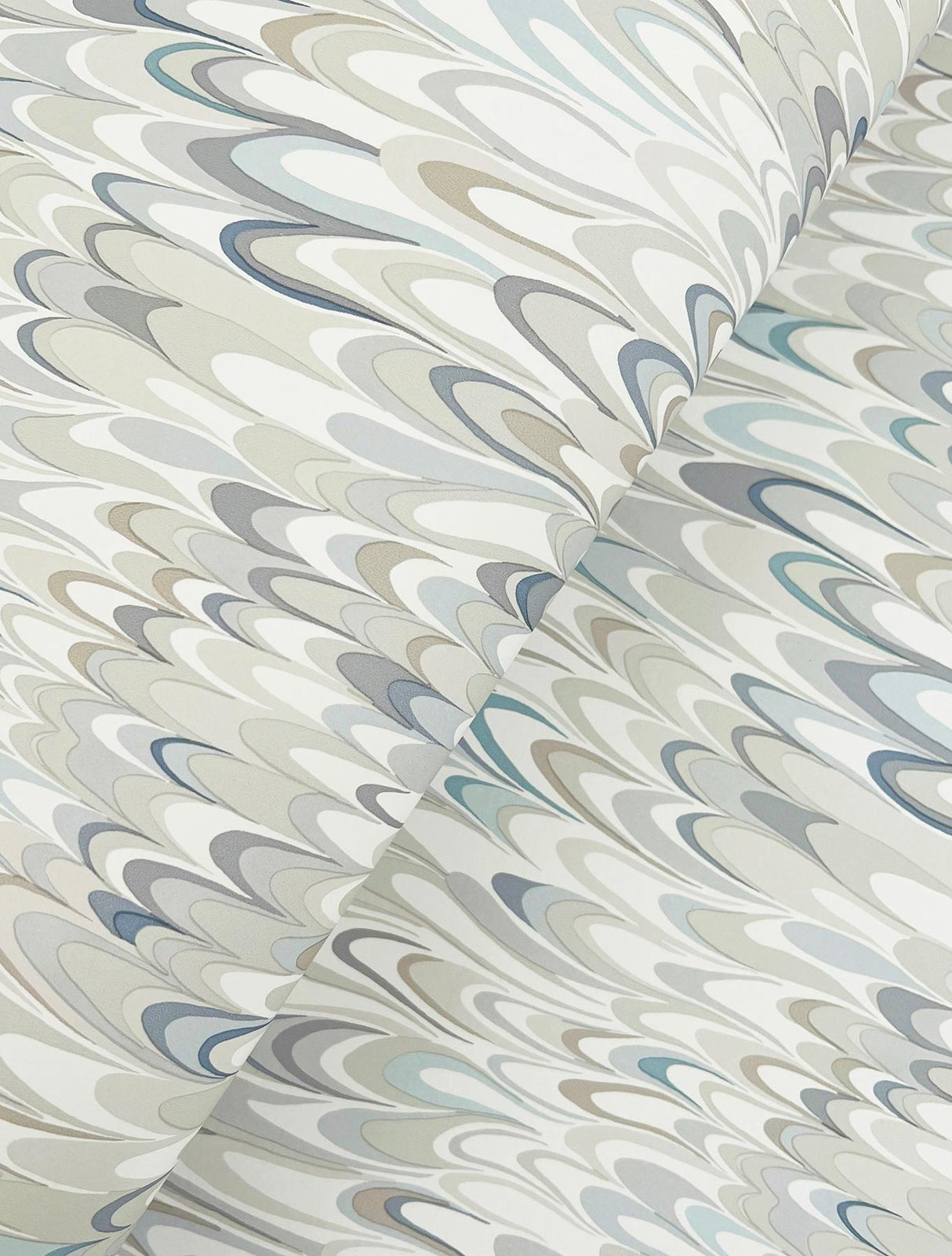 Ronald Redding Designs Aslan Blue Wallpaper