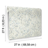 Ronald Redding Designs Aslan Blue Wallpaper