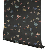 Rifle Paper Co. Butterfly House Black Wallpaper