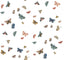 Rifle Paper Co. Butterfly House Blue Wallpaper