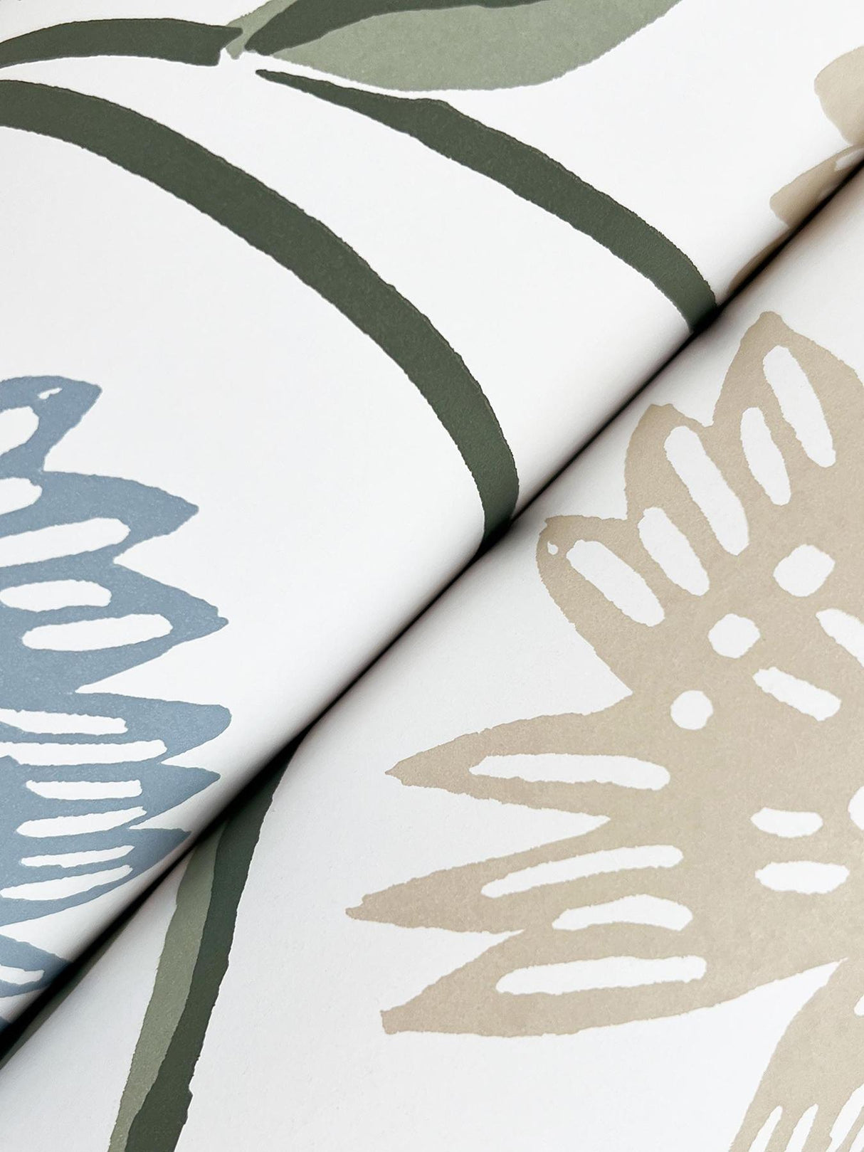 Rifle Paper Co. Aster Green Wallpaper