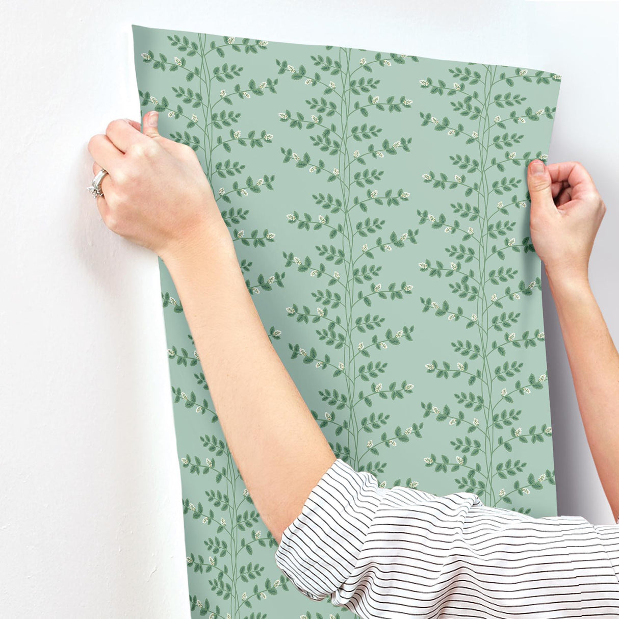Rifle Paper Co. Climbing Vine Green Wallpaper
