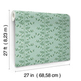 Rifle Paper Co. Climbing Vine Green Wallpaper