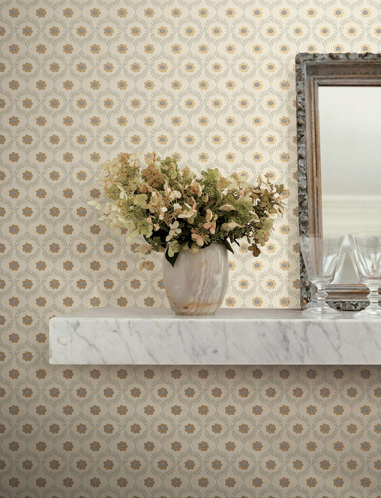 Rifle Paper Co. Emma White Wallpaper