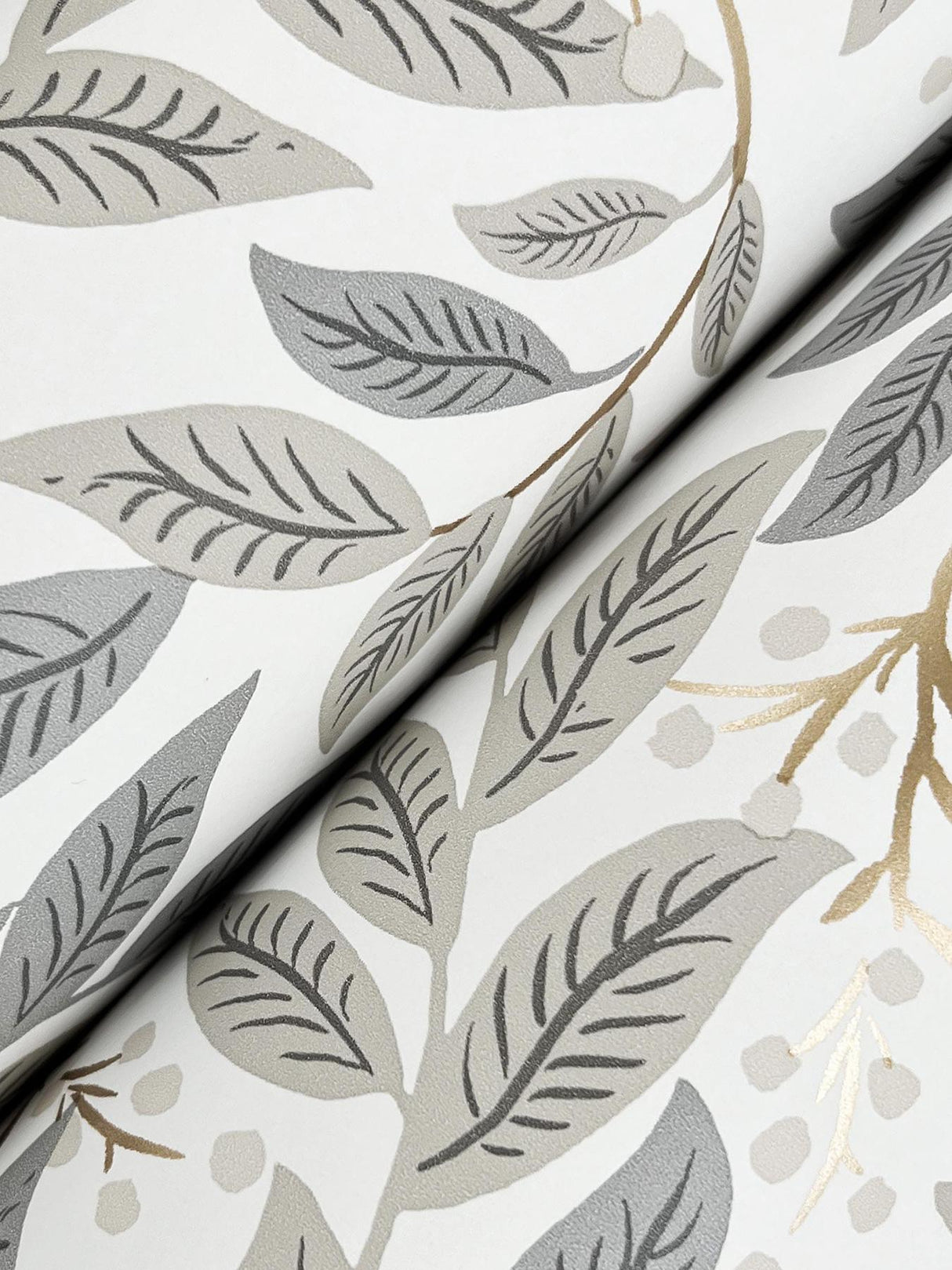 Rifle Paper Co. Willowberry Grey Wallpaper