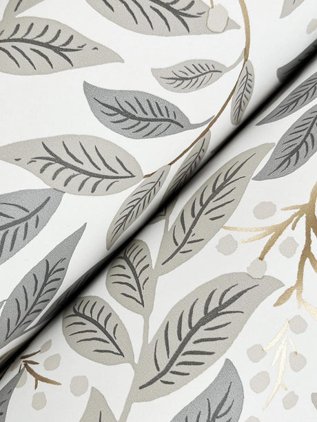 Rifle Paper Co. Willowberry Grey Wallpaper