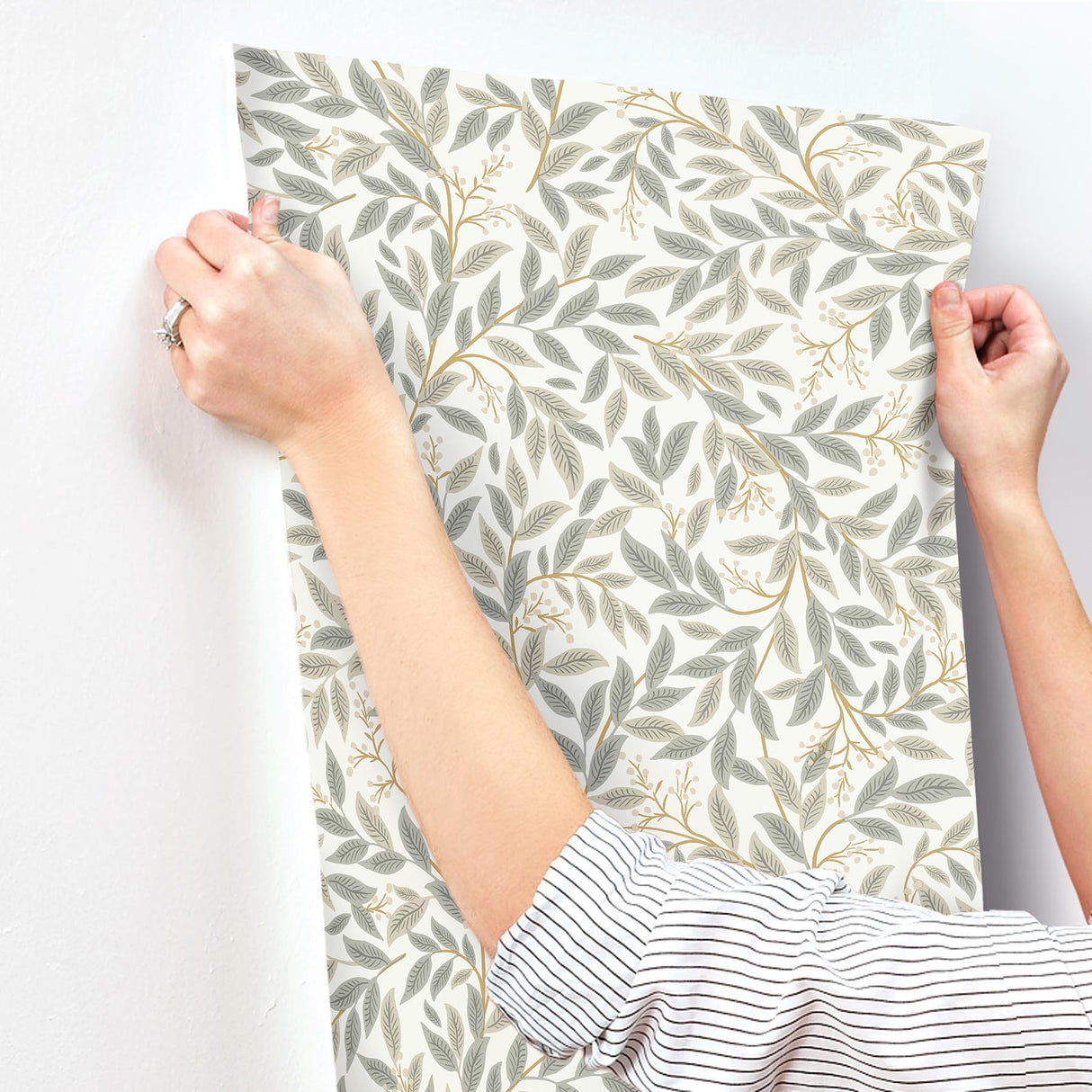 Rifle Paper Co. Willowberry Grey Wallpaper