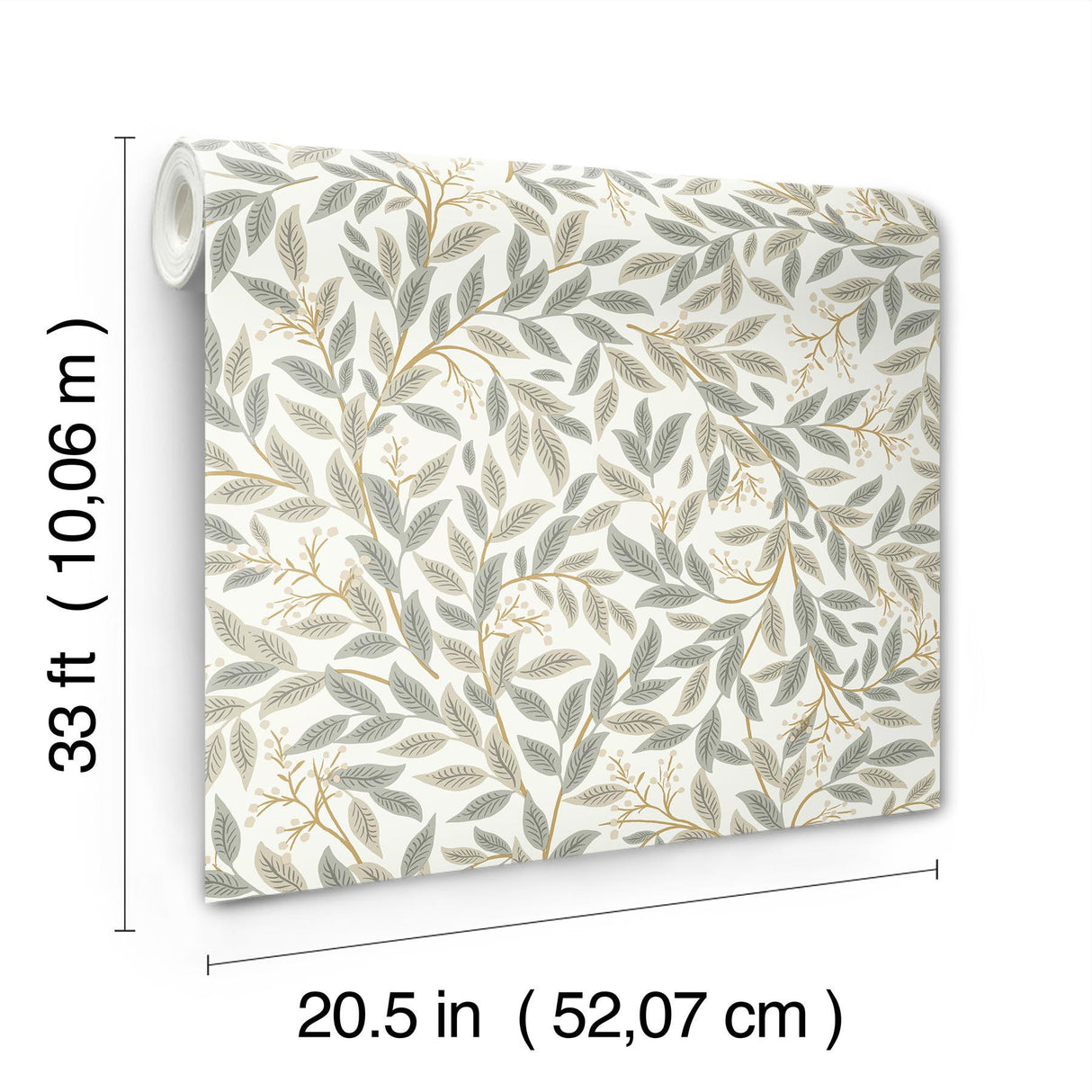 Rifle Paper Co. Willowberry Grey Wallpaper