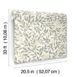 Rifle Paper Co. Willowberry Grey Wallpaper