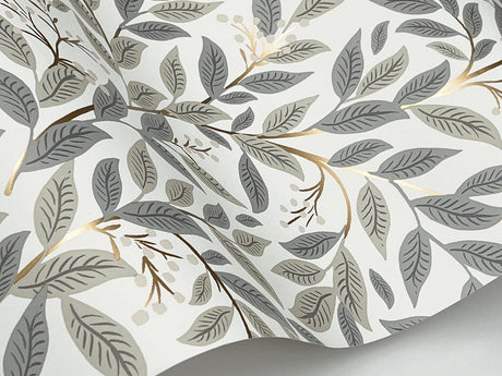 Rifle Paper Co. Willowberry Grey Wallpaper