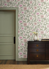 Rifle Paper Co. Aster Purple Wallpaper