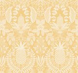 Rifle Paper Co. Pineapple Damask Yellow Wallpaper