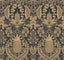 Rifle Paper Co. Pineapple Damask Black Wallpaper