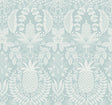 Rifle Paper Co. Pineapple Damask Blue Wallpaper