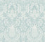 Rifle Paper Co. Pineapple Damask Blue Wallpaper