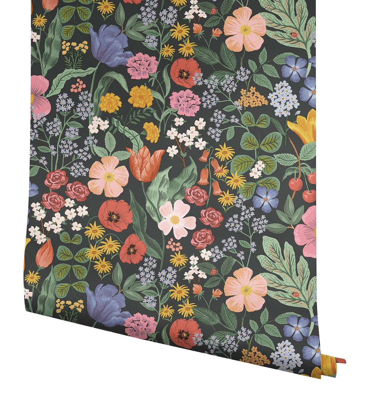 Rifle Paper Co. Blossom Black Wallpaper