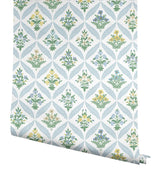 Rifle Paper Co. Estee Garden Blue Wallpaper