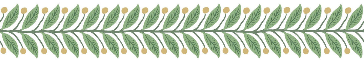 Rifle Paper Co. Garden Border Green Wallpaper