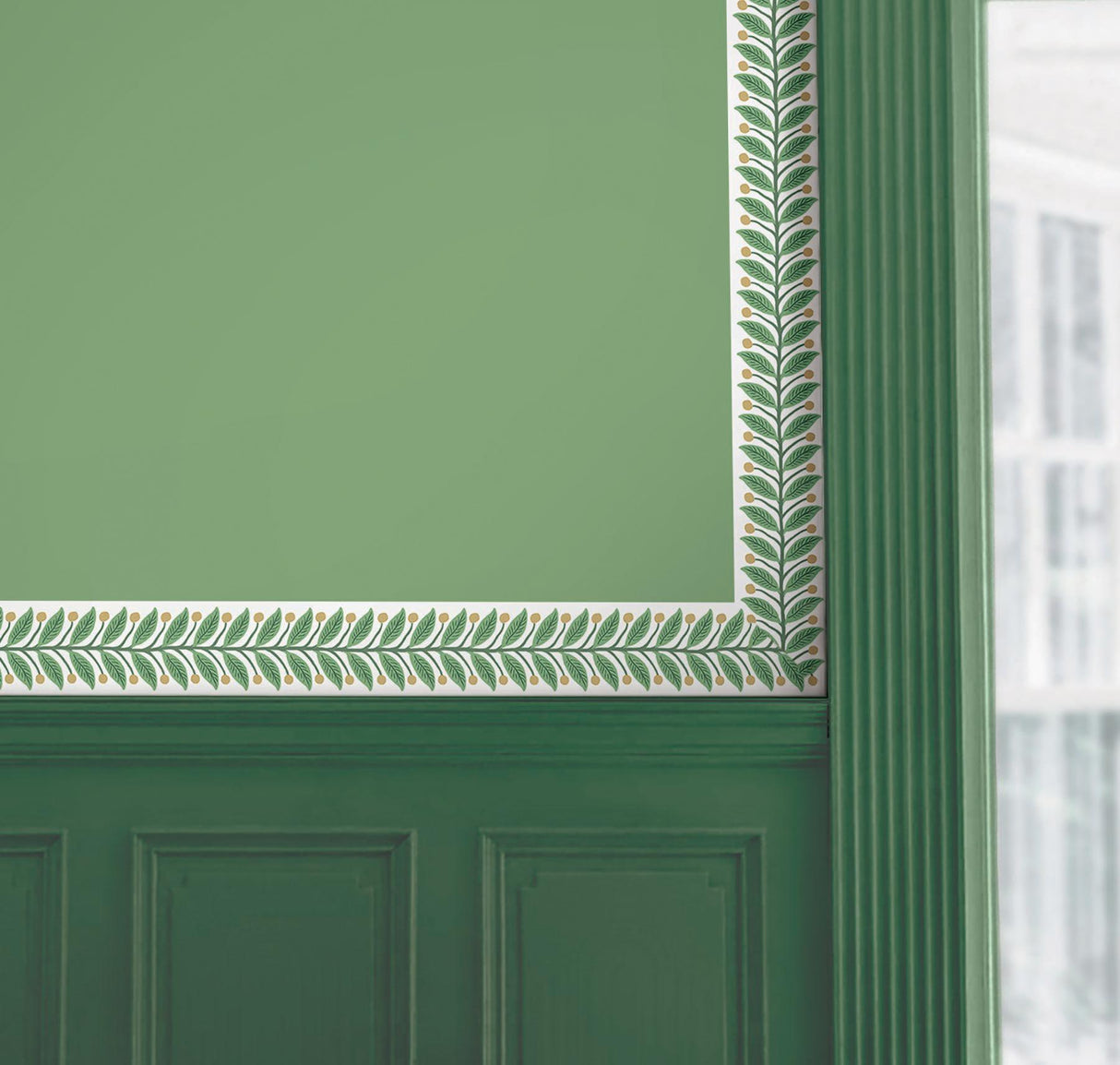 Rifle Paper Co. Garden Border Green Wallpaper