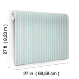 Rifle Paper Co. Rickrack Blue Wallpaper