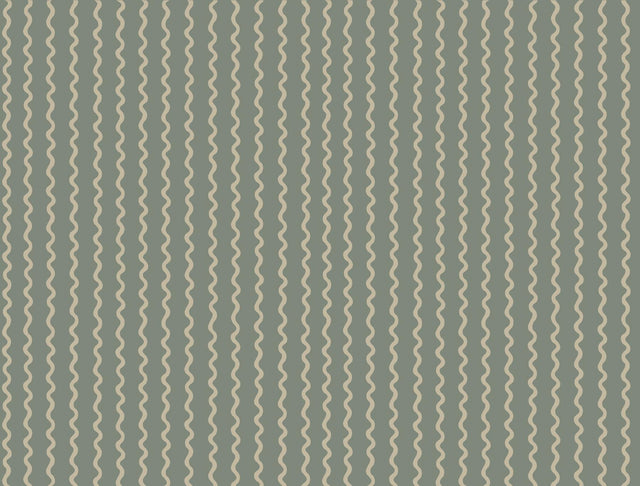 Rifle Paper Co. Rickrack Green Wallpaper