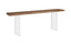 Phillips Collection Floating  Table, Acrylic Legs Brown Console