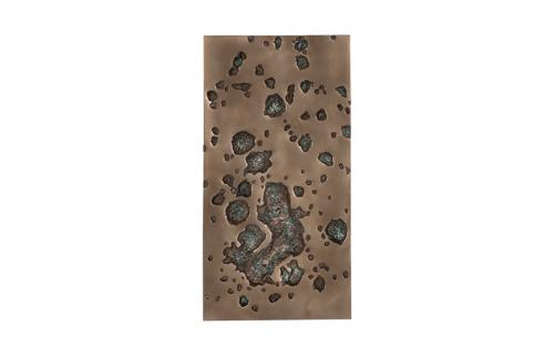 Phillips Collection Splotch Wall Art Rectangle Bronze Finish Accent