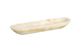 Phillips Collection Onyx Canoe White Bowl