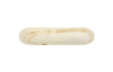 Phillips Collection Onyx Canoe White Bowl