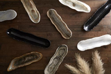 Phillips Collection Onyx Canoe White Bowl