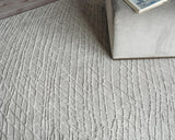 Exquisite Rugs Crescendo Handmade Handloomed Bamboo Silk 5328 Silver 6' x 9' Area Rug