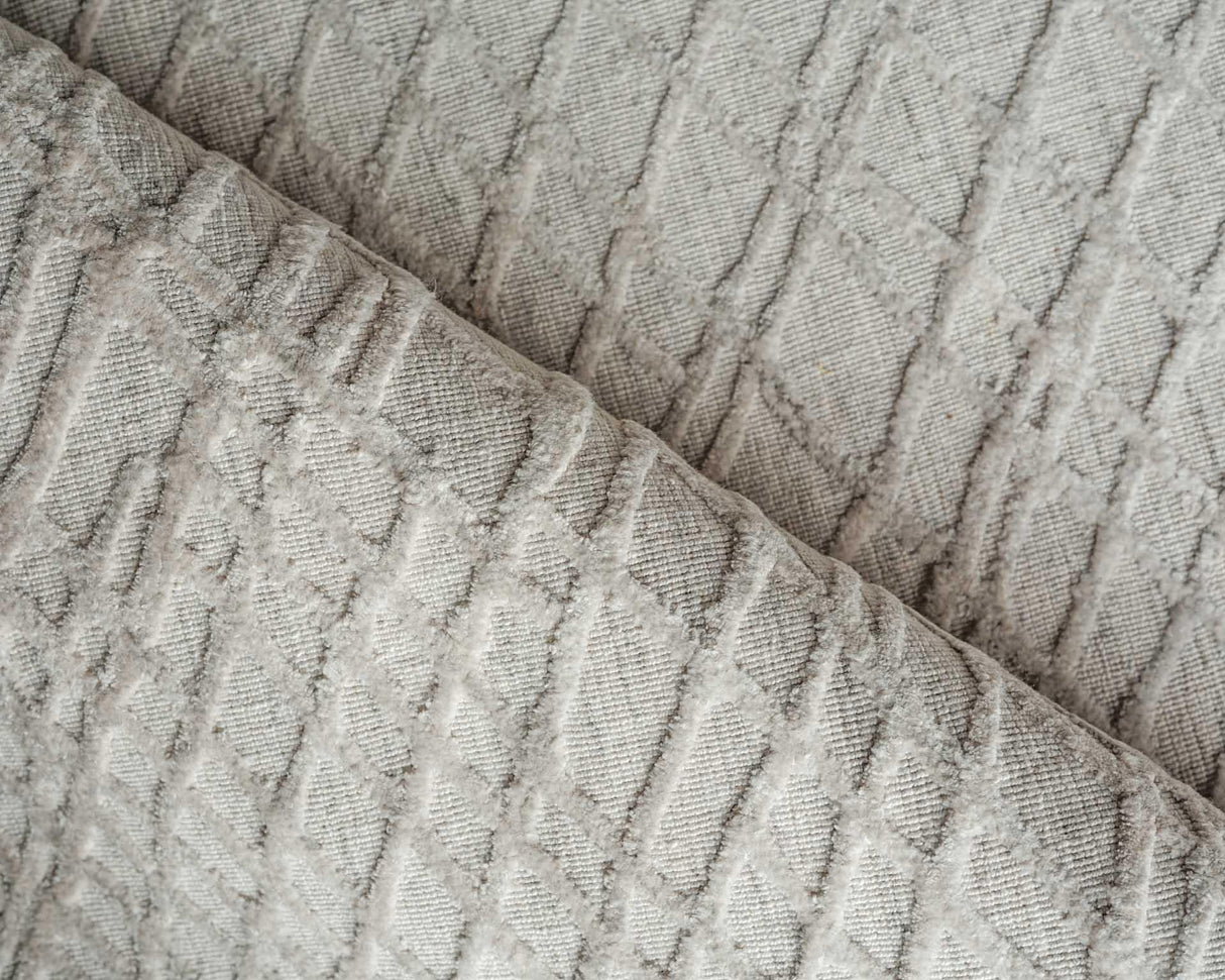 Exquisite Rugs Crescendo Handmade Handloomed Bamboo Silk 5328 Silver 12' x 15' Area Rug