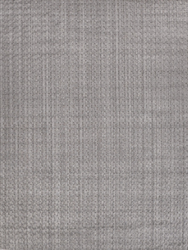 Exquisite Rugs Monroe Silk Handmade Handloomed Bamboo Silk/New Zealand Wool 3969 Taupe 2' x 3' Area Rug
