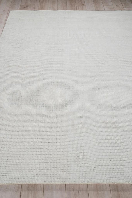 Exquisite Rugs Manhattan Handmade Handloomed Polyester 5960 Ivory 8' x 10' Area Rug