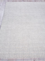 Exquisite Rugs Alpine Handmade Handloomed New Zealand Wool 5966 Silver/Ivory 12' x 9' Area Rug