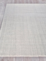 Exquisite Rugs Alpine Handmade Handloomed New Zealand Wool 5969 Ivory/Ivory 6' x 9' Area Rug