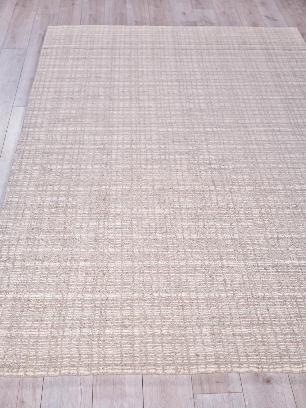 Exquisite Rugs Alpine Handmade Handloomed New Zealand Wool 5970 Light Beige/Ivory 10' x 14' Area Rug