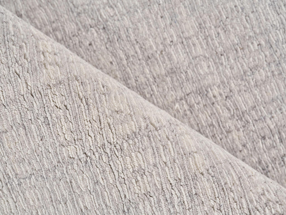 Exquisite Rugs Alpine Handmade Handloomed New Zealand Wool 5971 Taupe/Ivory 8' x 10' Area Rug