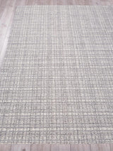Exquisite Rugs Alpine Handmade Handloomed New Zealand Wool 5984 Gray/Ivory 10' x 14' Area Rug