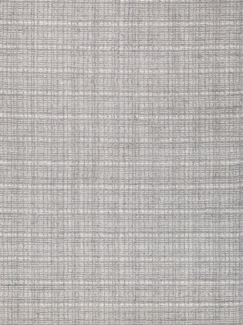 Exquisite Rugs Alpine Handmade Handloomed New Zealand Wool 5984 Gray/Ivory 8' x 10' Area Rug