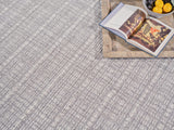 Exquisite Rugs Alpine Handmade Handloomed New Zealand Wool 5984 Gray/Ivory 8' x 10' Area Rug