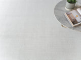 Exquisite Rugs Pavia Modern Handmade Silky Nylon 6757 White 9' x 12' Area Rug