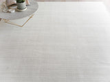 Exquisite Rugs Pavia Modern Handmade Silky Nylon 6757 White 9' x 12' Area Rug