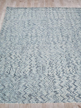 Exquisite Rugs Veneta Handmade Hand-tufted New Zealand Wool on Canvas 6772 Blue 5' x 8' Area Rug