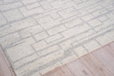 Exquisite Rugs Naturals Handmade Hand-tufted New Zealand Wool on Canvas 6779 Ivory/Gray 12' x 15' Area Rug