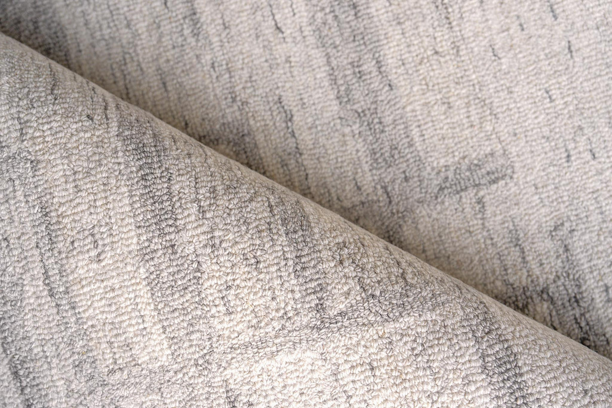 Exquisite Rugs Naturals Handmade Hand-tufted New Zealand Wool on Canvas 6779 Ivory/Gray 12' x 15' Area Rug